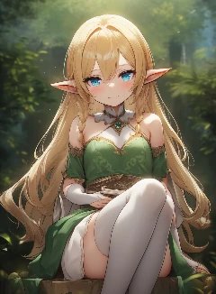 精灵女王脚下的人类公主